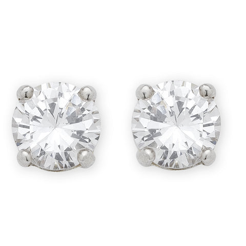 Sterling Silver Cubic Zirconia Studs