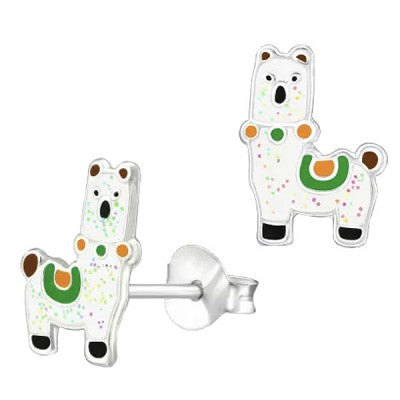 Sterling Silver Llama Studs