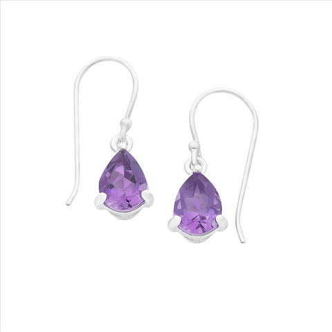 Sterling Silver Amethyst Earrings