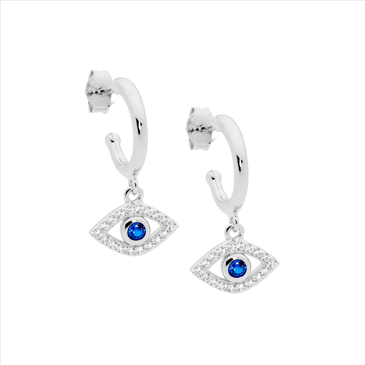 Buy Zavya 92.5 Sterling Silver Evil Eye Earrings for Women Online At Best  Price @ Tata CLiQ