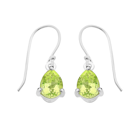 Sterling Silver Peridot Earrings