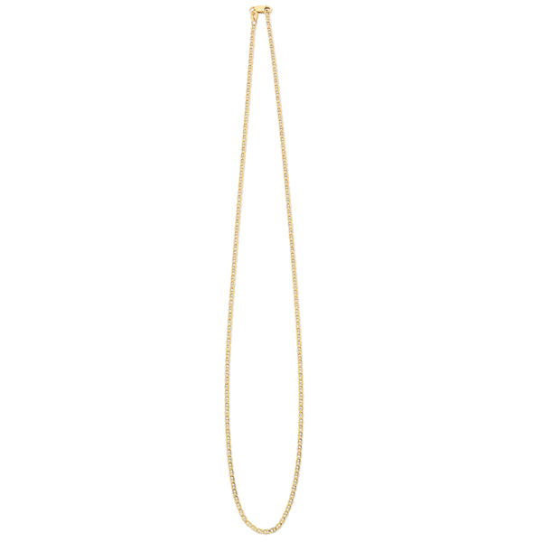 9ct Yellow Gold Silver Filled Anchor Link Chain