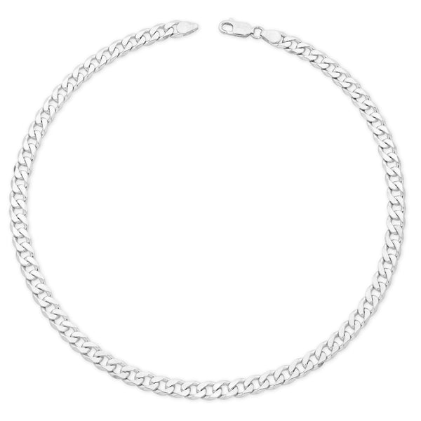 Sterling Silver Heavy Gents 50cm Curb Chain