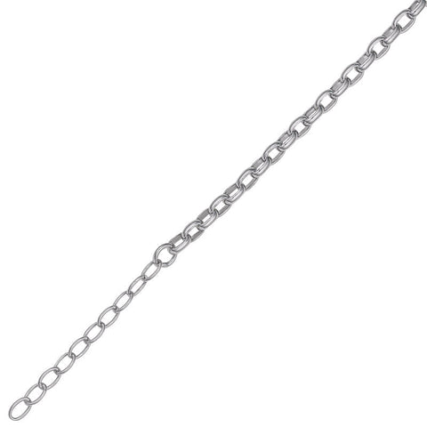 Sterling Silver Belcher Anklet