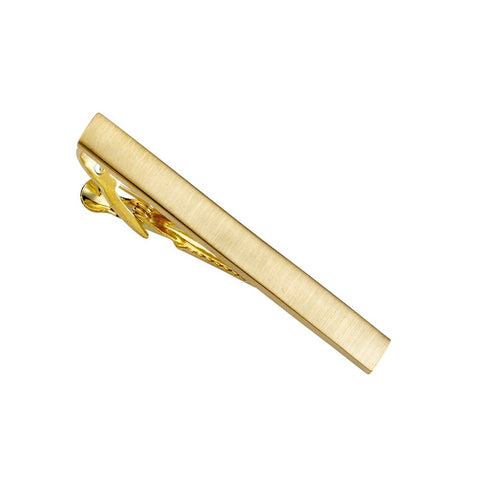 Steel Gold Plated Mens Tie Bar