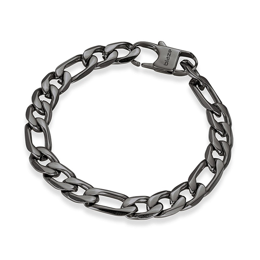 Mens Stainless Steel Black Bracelet