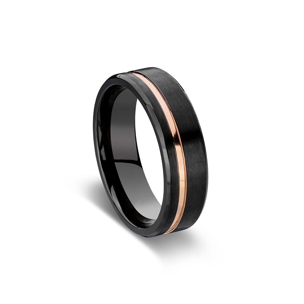 Zirconium Mens Ring