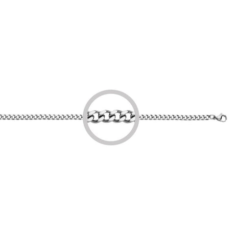 Stainless Steel Curb Chain 55cm